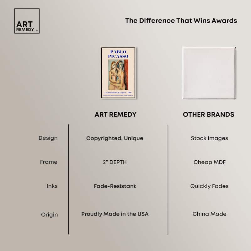 Picasso's Avignon Canvas by Art Remedy