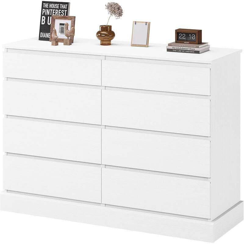 Bedroom Dresser Charging Station Storage Drawers Chest of Drawers
