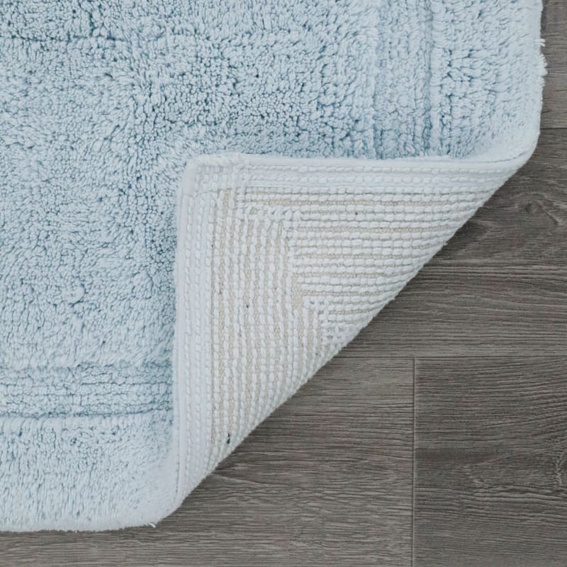 Lydia Border Plush Bath Mat