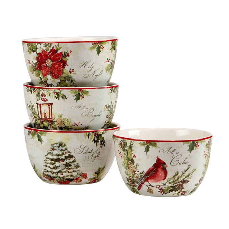 Certified International Silent Night 16 pc Dinnerware Set, Service for 4