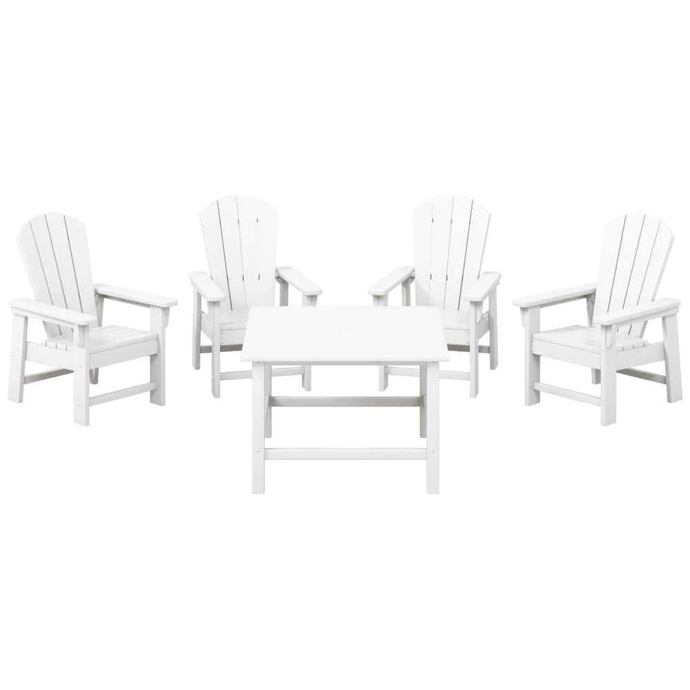 Laguna Kids Adirondack 5-Piece Square Table Dining Set