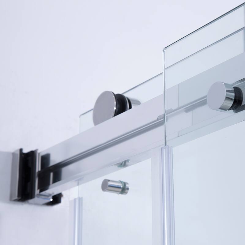 Spezia 60" W x 58" H Sliding Frameless Tub Door in Polished Chrome - 60" W x 58" H