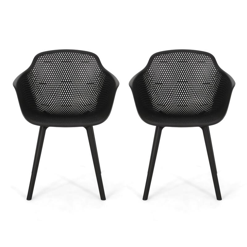 2 Piece Modern Outdoor Patio Lounge Chair Set for Garden, Backyard, Porch, Deck