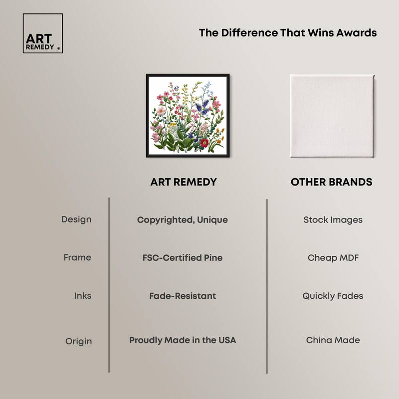 Wildflower Patch II Canvas by Art Remedy