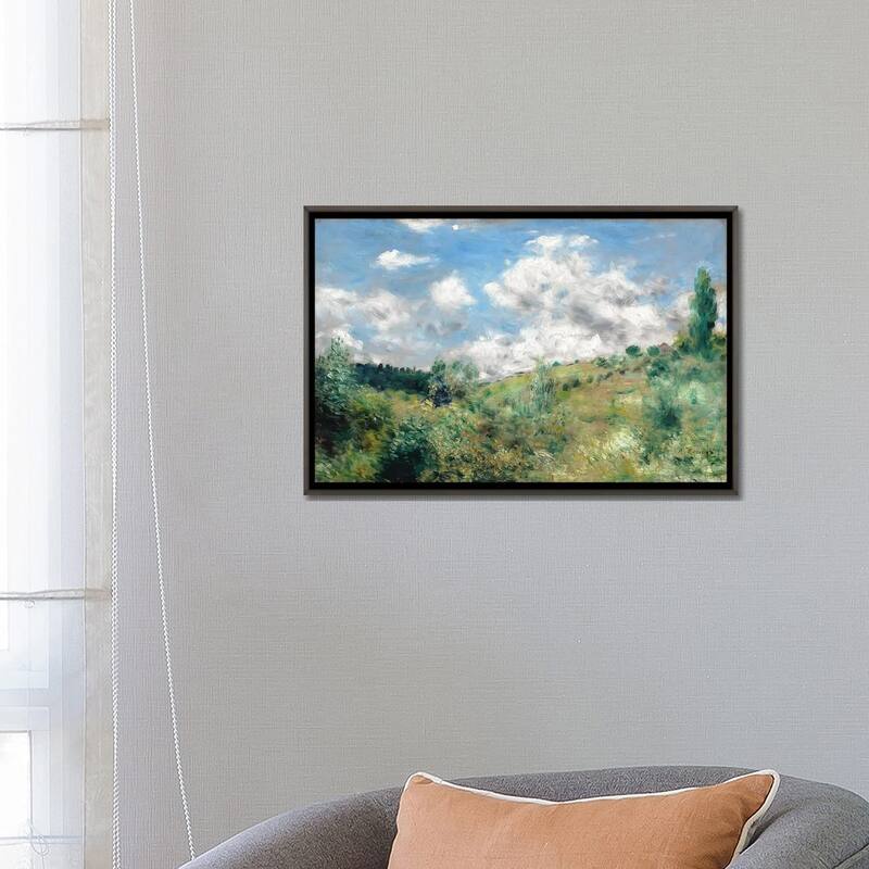 iCanvas "The Gust of Wind, c.1872 " by Pierre-Auguste Renoir Framed
