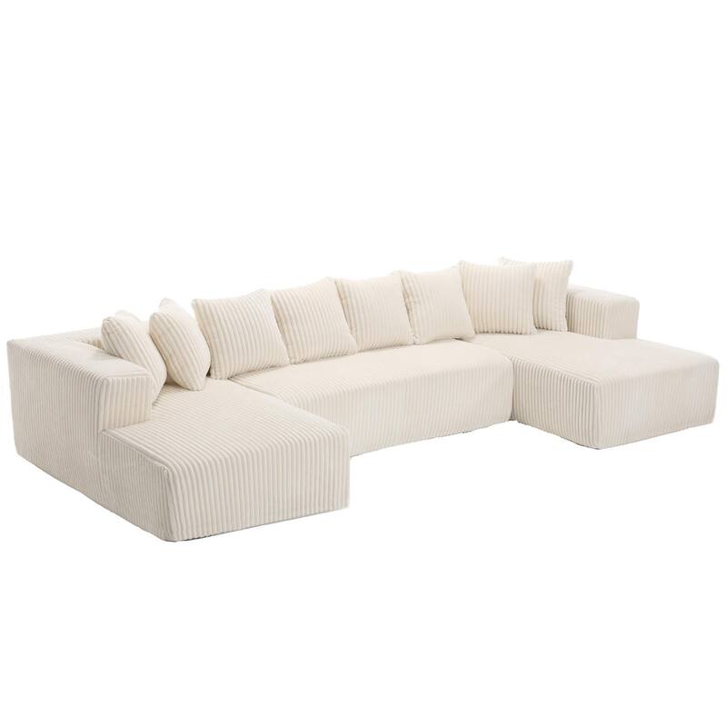 Modular Sectional Couch U-shaped sofa Chaise Lounge