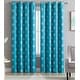 preview thumbnail 39 of 46, HLC.me Arrow Thermal Room Darkening Blackout Energy Efficient Window Curtain Grommet Panels - Set of 2