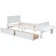 preview thumbnail 21 of 29, Twin Bed with Footboard Bench,2 drawers