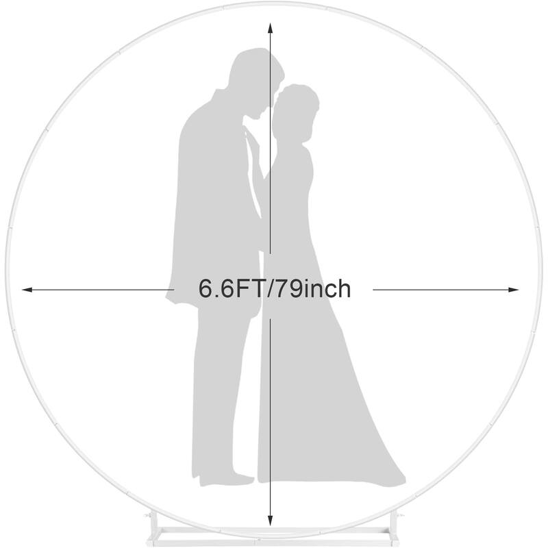 6.6FT Round Backdrop Stand