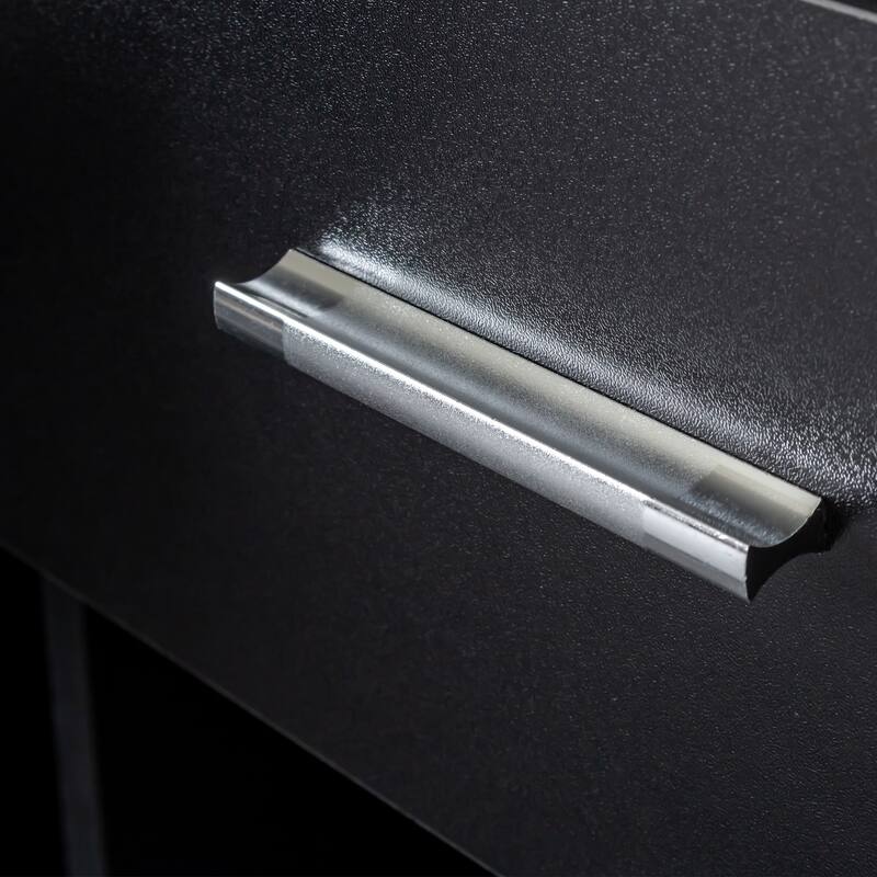 GDF Studio - Sandra Modern 66.93" Tall Hair Desk with Multi-Layer Storage and 2 Drawers