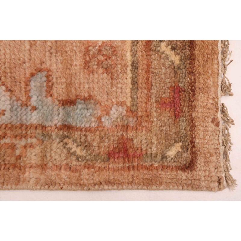 ECARPETGALLERY Hand-knotted Modern Oushak Brown Wool Rug - 8'3 x 10'0