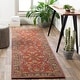preview thumbnail 20 of 53, Artistic Weavers Coliseum Hand Tufted Traditional Border Wool Area Rug 2'6" x 8' Runner - Rust/Grey