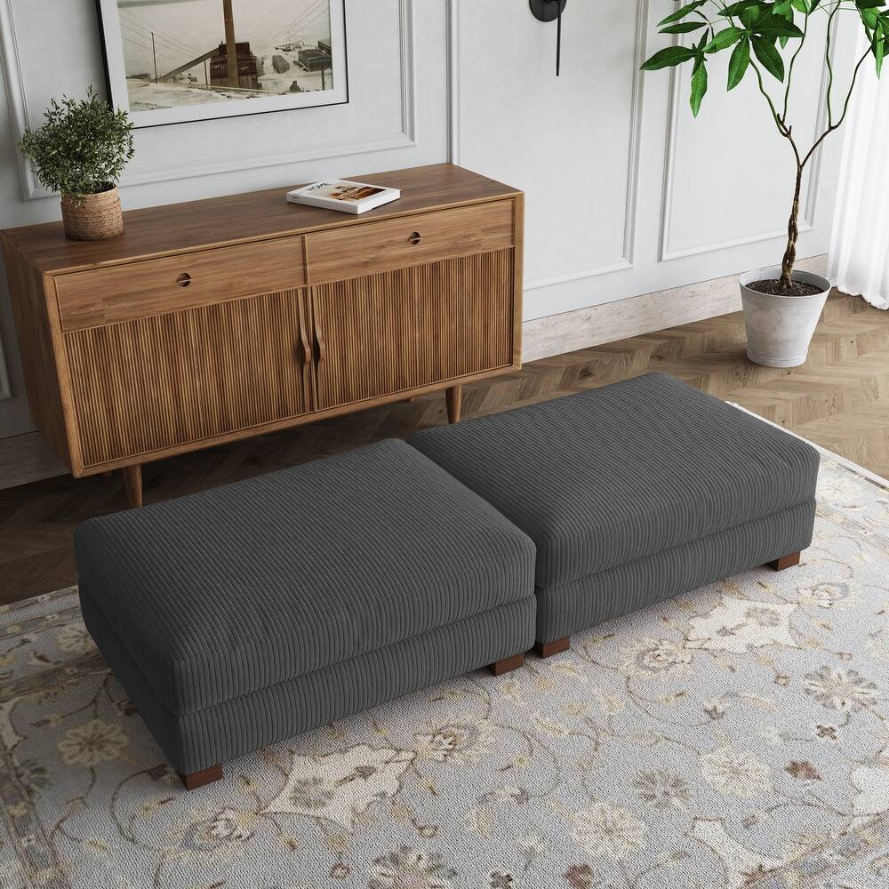 Modern Sofa Ottoman Foot Rest Stool for Living Room