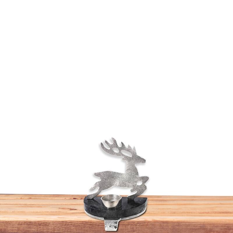Christmas Reindeer With Tealight Stocking Holder