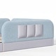 preview thumbnail 69 of 124, Twin/Full/Queen Teddy Fleece Floor Bed with Upholstered Safety Rails and Pocket
