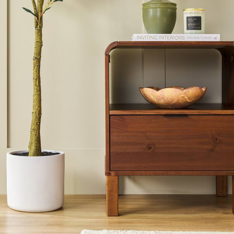 Middlebrook Designs Minimalist Curved-Top Nightstand