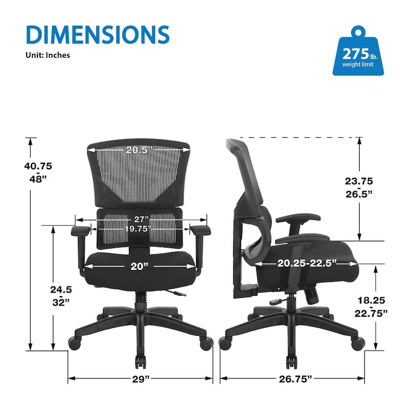 Big & Tall Vertical Managers Chair