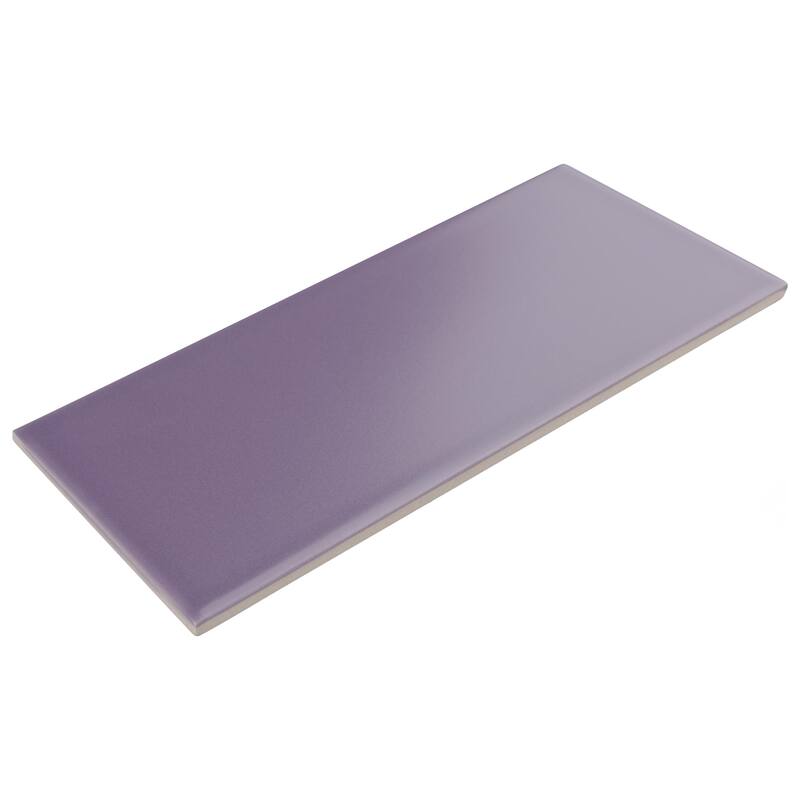 Merola Tile Projectos Violet Purple 3-7/8" x 7-3/4" Ceramic Floor and Wall Tile