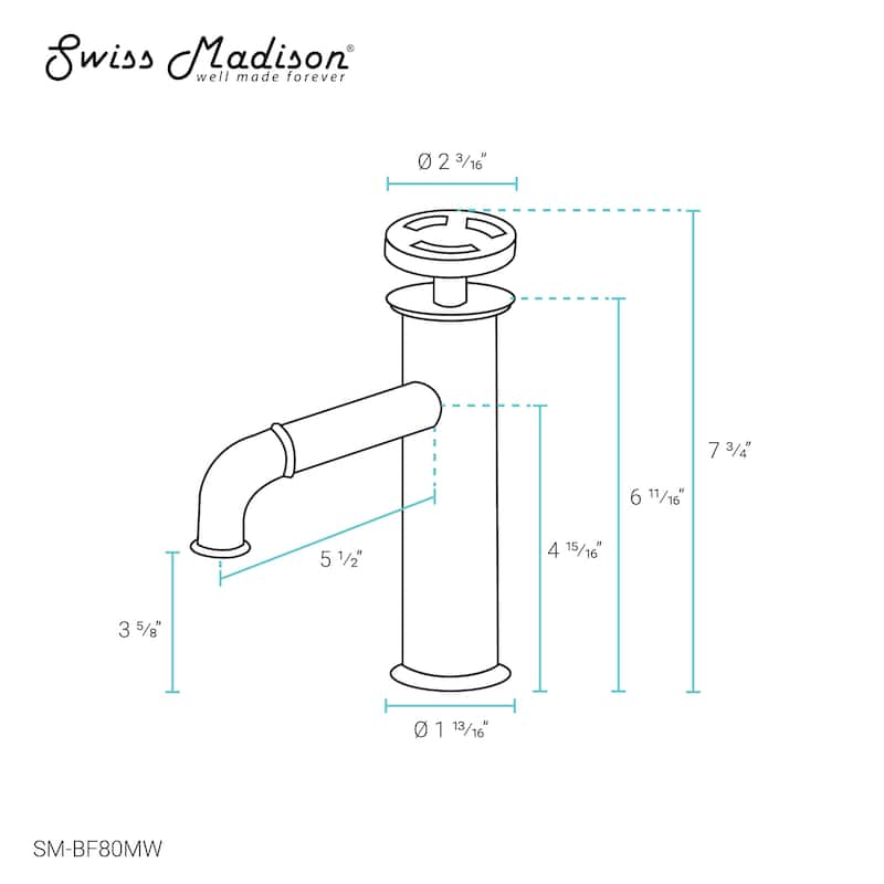 Avallon 7 Single Handle, Bathroom Faucet