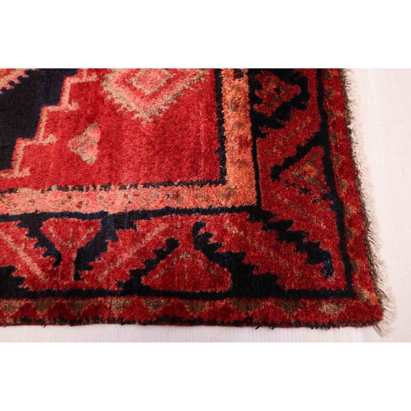 ECARPETGALLERY Hand-knotted Andelz Dark Navy Wool Rug - 4'9 x 9'2