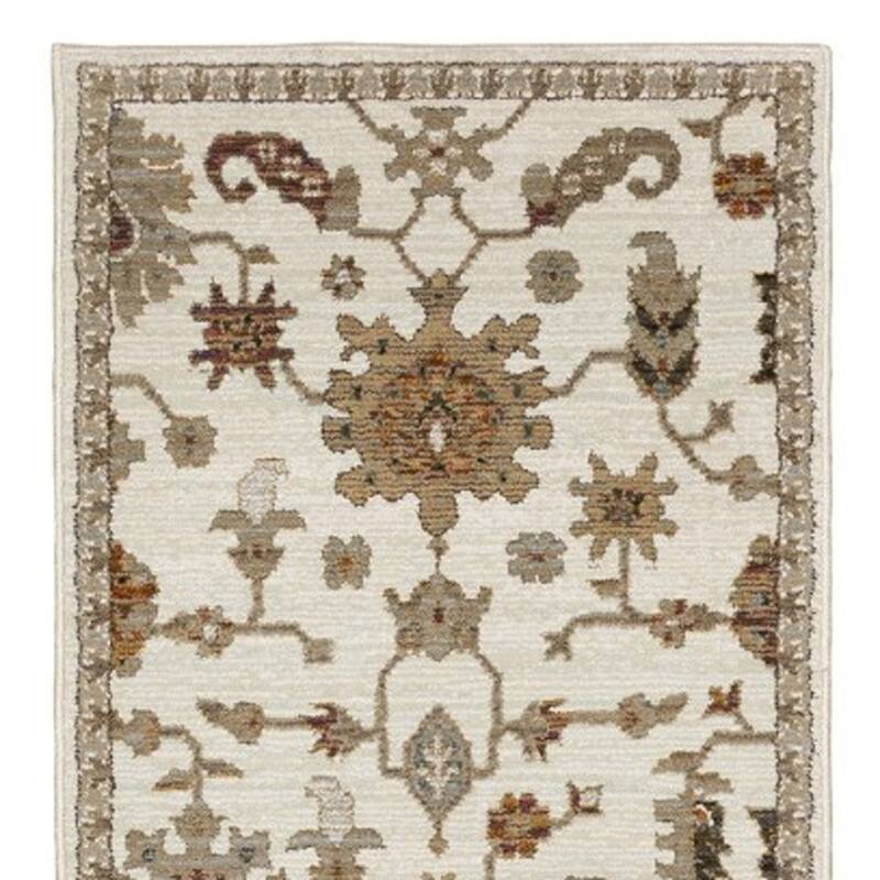 HomeRoots Oriental Traditional Rectangle Area Rug