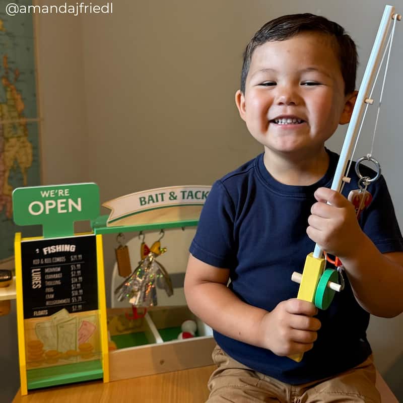 Teamson Kids My Little Helper Fishing Shop & Accessories