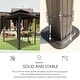 preview thumbnail 20 of 30, Kozyard Outdoor BBQ Grill Gazebo Canopy Hardtop Grill Gazebo and Vented Soft Top Gazebo Canopy. 2Size: 6ft x 8ft and 5ft x 8ft