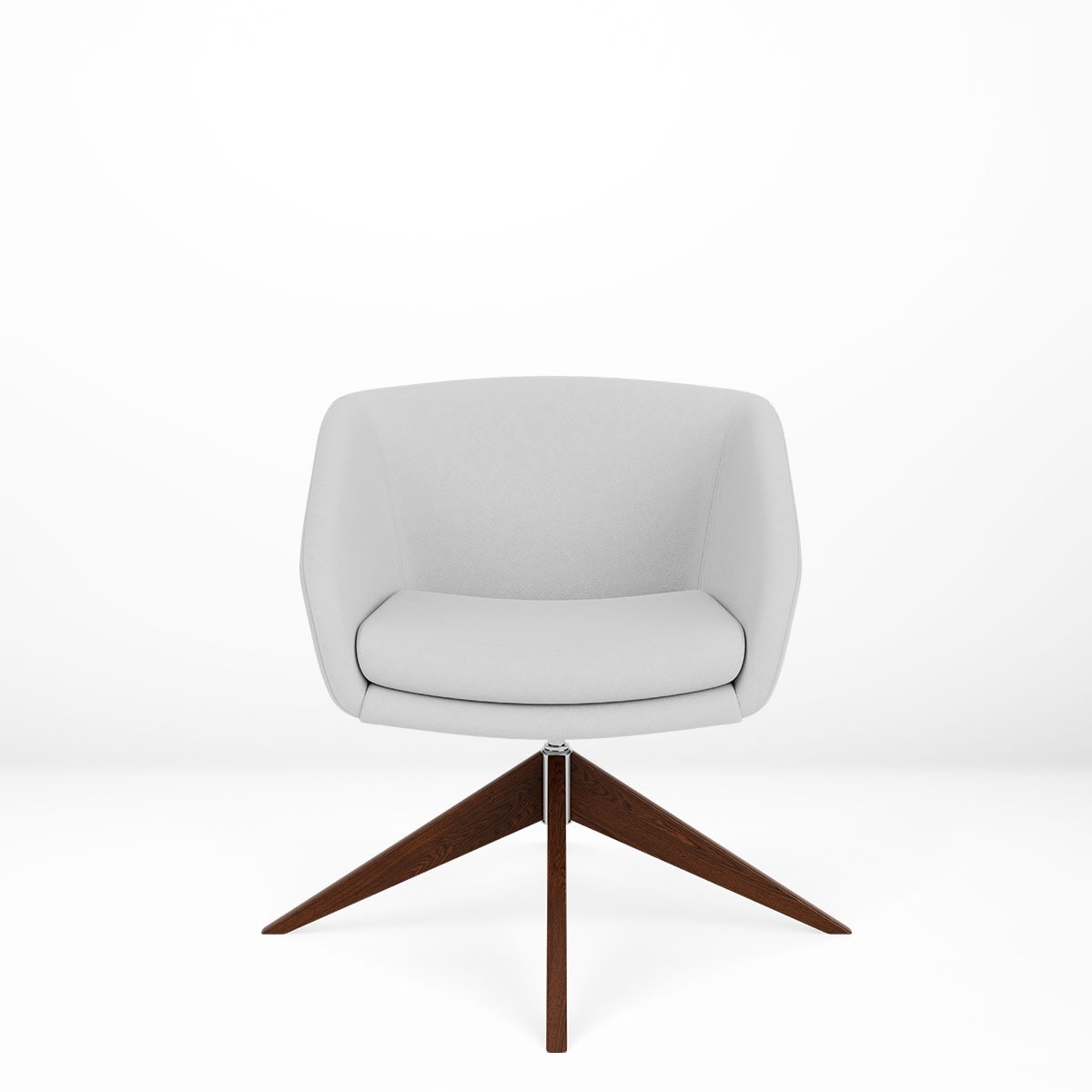 Shop Edge Geniune Leather Swivel Chair With Wood Base Contract Grade Seating Overstock 32182122