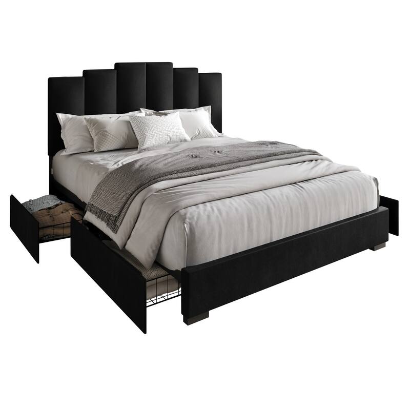 Yuma Upholstered Storage Platform Bed