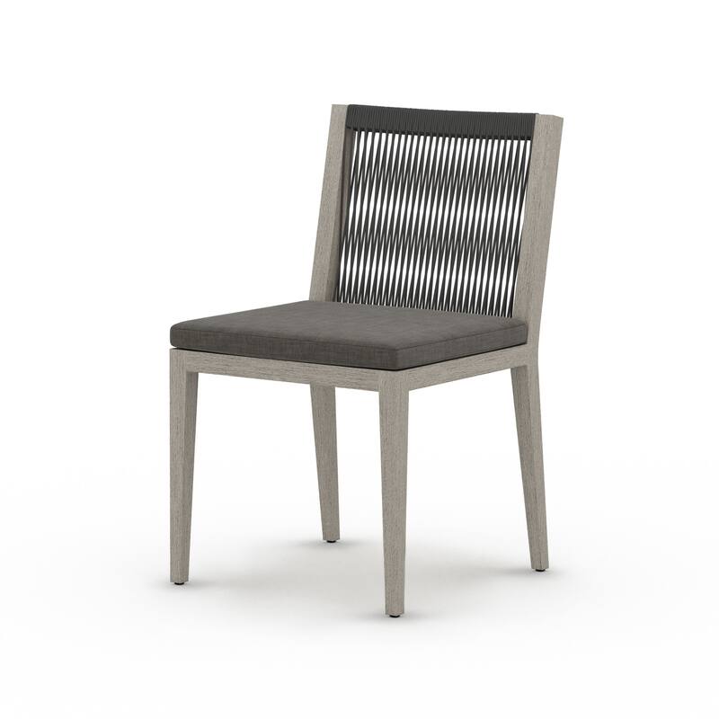 Atwood Outdoor Dining Chair-Weathered Grey-FSC