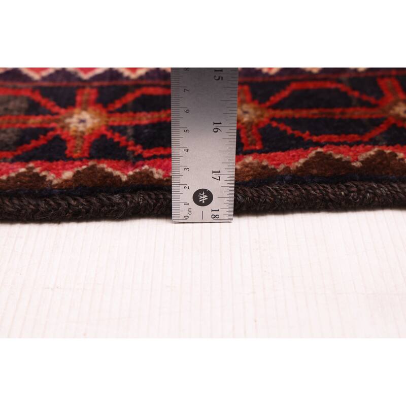 ECARPETGALLERY Hand-knotted Konya Anatolian Dark Red Wool Rug - 5'5 x 8'9