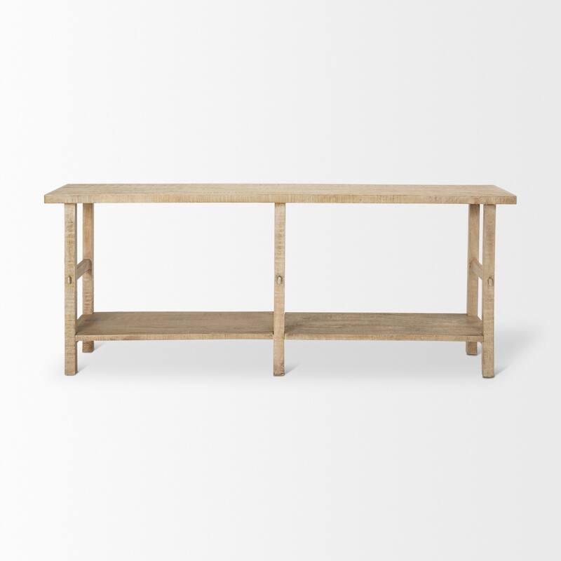 Rosie Large Blonde Wood Console Table