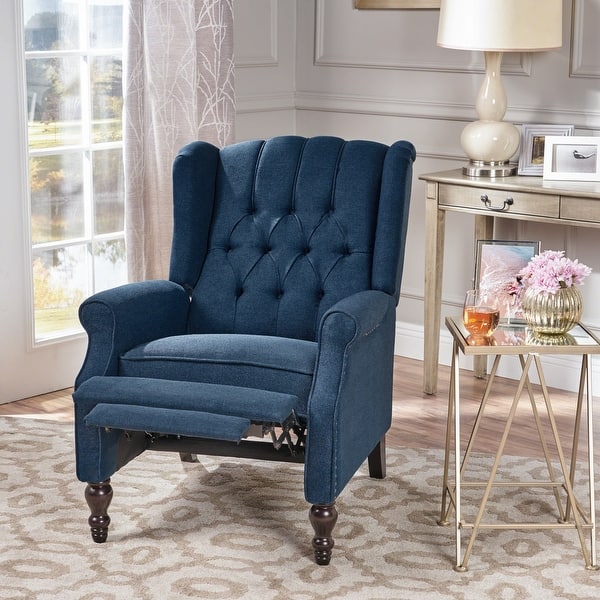 slide 2 of 66, Christopher Knight Home Walter Button-tufted Reclining Club Chair