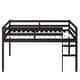 preview thumbnail 25 of 36, Solid Rubber Wooden Twin Loft Bed with Ladder