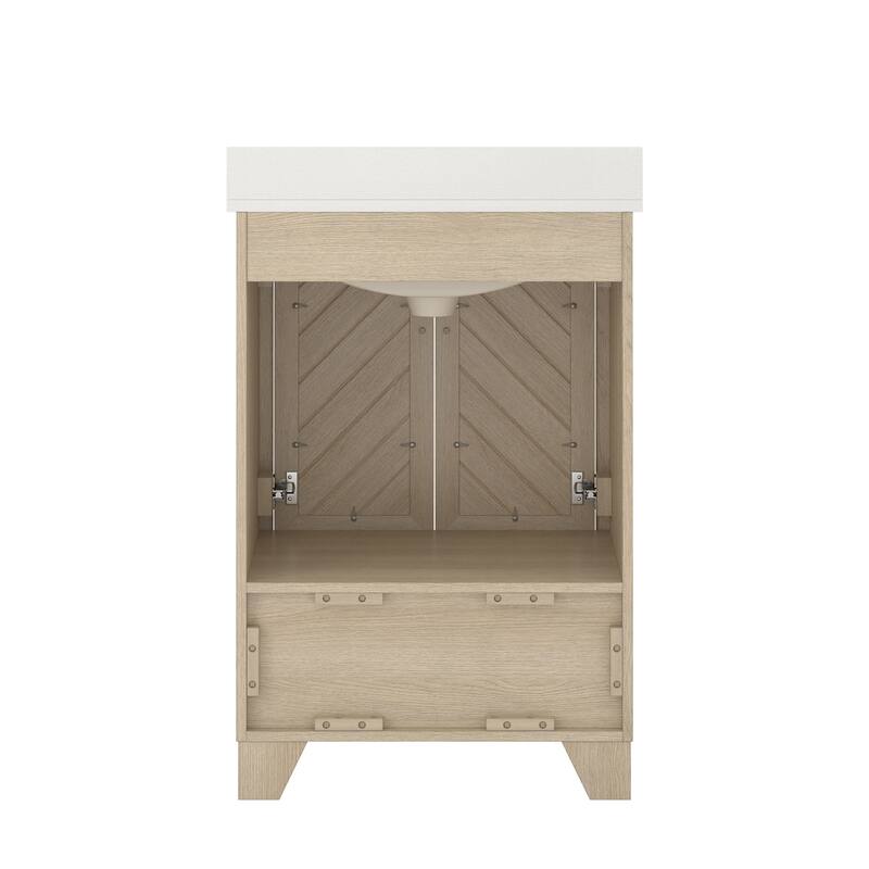 CRAFT + MAIN AWVT2419D Ashlow 24" Free Standing Single Basin Vanity