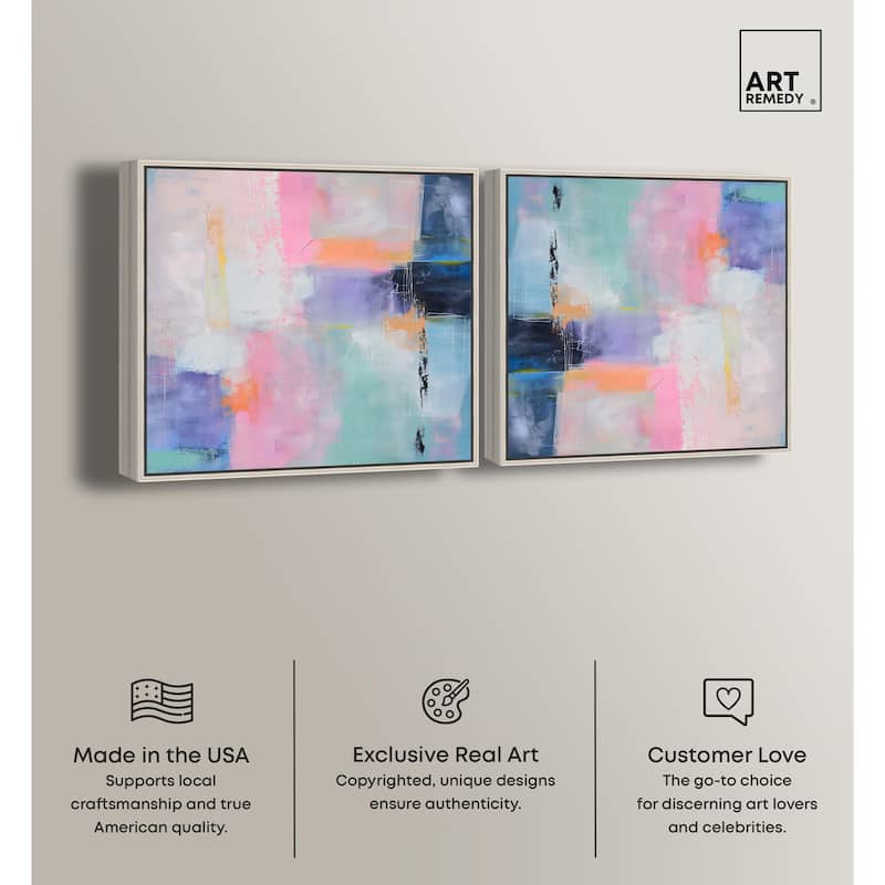 Oneiric Circles II Canvas by Art Remedy