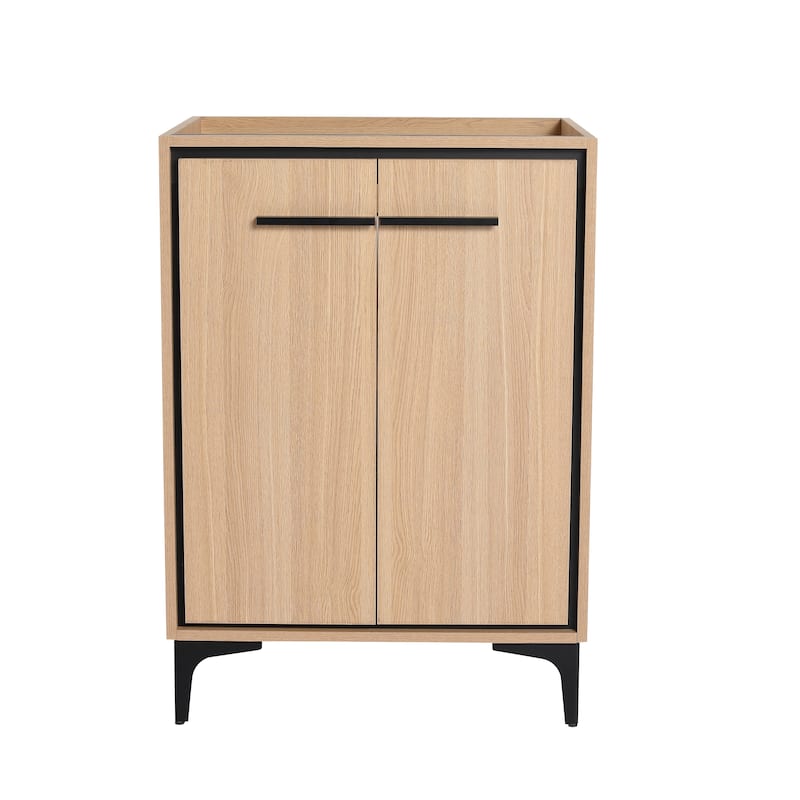 (Base Only) Modern Bathroom Vanity with 2 Doors