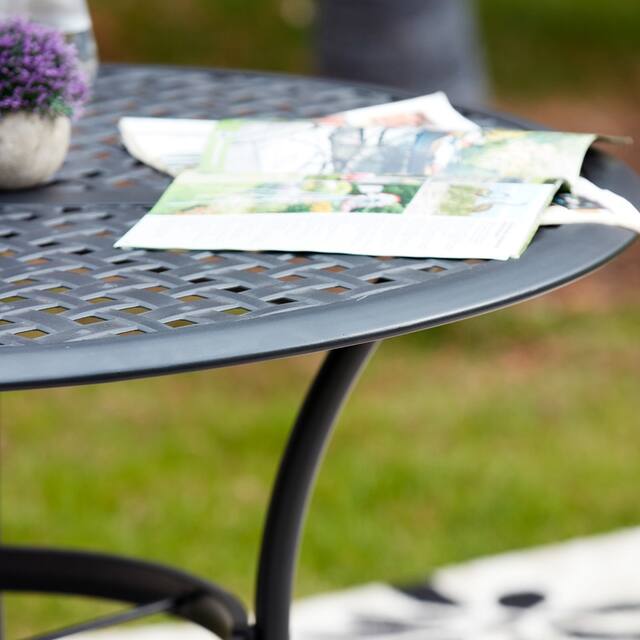PATIO FESTIVAL 42" Outdoor Round Steel Dining Table