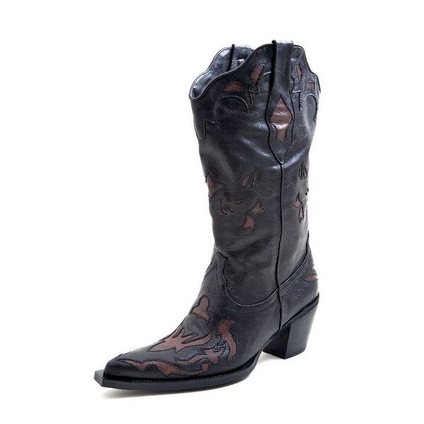 Roper Western Boots Womens 13" Underlay Black