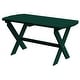 preview thumbnail 6 of 14, Poly Folding Oval Coffee Table Turf Green