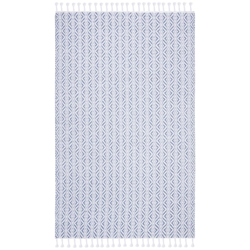 SAFAVIEH Handmade Natura Sejla Transitional Geometric Beige Wool Rug