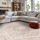 preview thumbnail 37 of 102, Medallion Flat Pile Washable Rug – Pet Friendly, Non-Slip, Perfect for Entryway, Living Room, and Bedroom