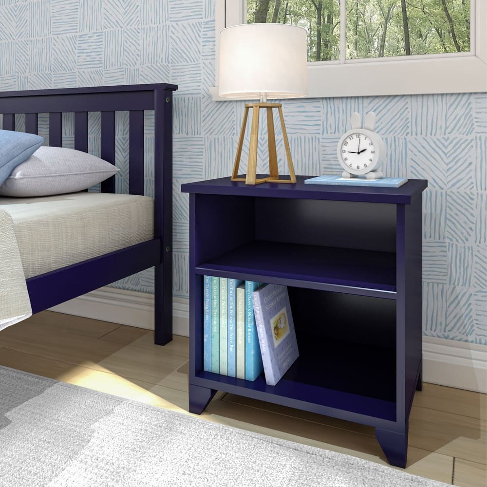 Max and Lily Nightstand with Shelf