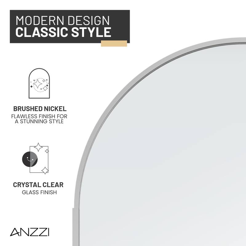 Ember Series 34 in. W x 78 in. H Fixed Framed Shower Door in Black, Gold or Nickel Finish with Clear or Fluted Glass