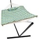 preview thumbnail 46 of 71, Sunnydaze Rope Hammock with 12-Foot Stand, Hammock Pad & Pillow