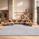 preview thumbnail 6 of 18, SAFAVIEH Tulum Marte Rustic Moroccan Boho Tribal Distressed Rug - Navy/Ivory - 6'7" Square