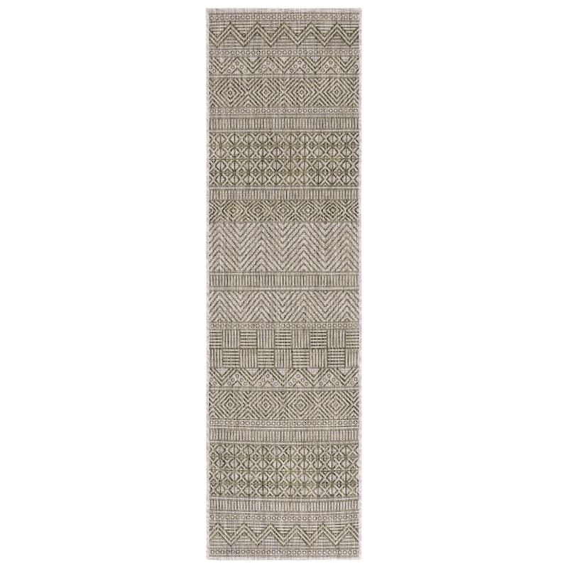 SAFAVIEH Courtyard Rozenn Indoor/ Outdoor Waterproof Patio Backyard Rug