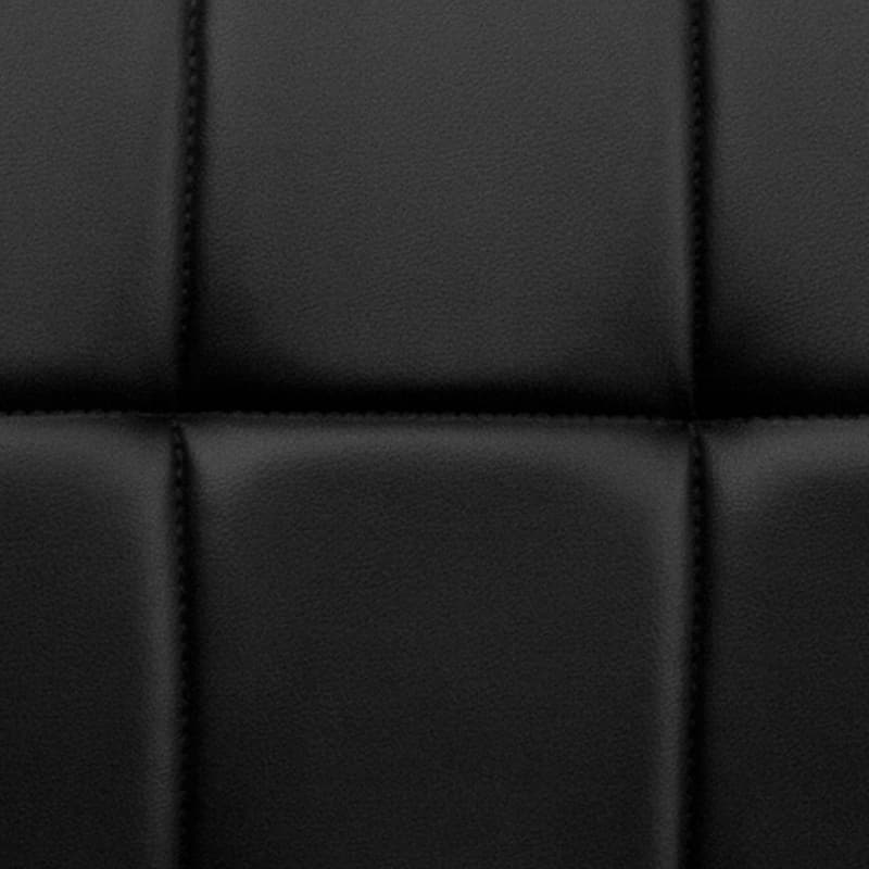 Contemporary Quilted Vinyl Adjustable Height Barstool with Chrome Base