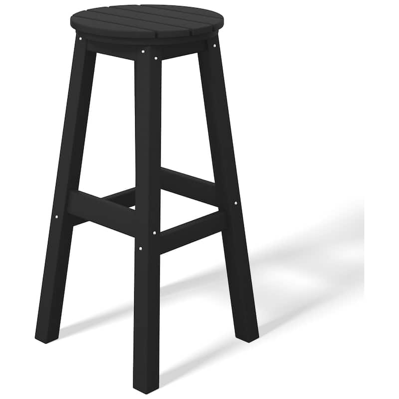Laguna Hdpe All Weather Outdoor Patio 29" Round Bar Stool