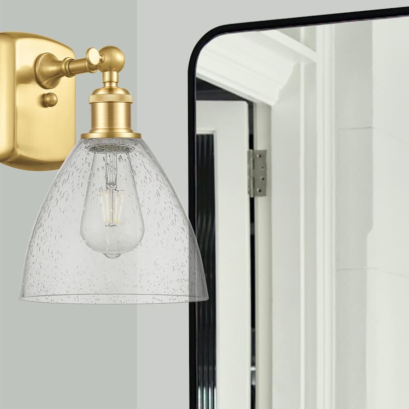 Innovations Lighting 516-1W-12-8 Bristol Sconce Bristol Glass 12" Tall